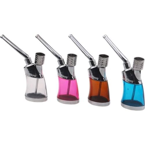 Height 8.55cm Portable metal filter water pipe plastic Tobacco bottle Tobacco Cigarettes Accessories Hookah mens gift