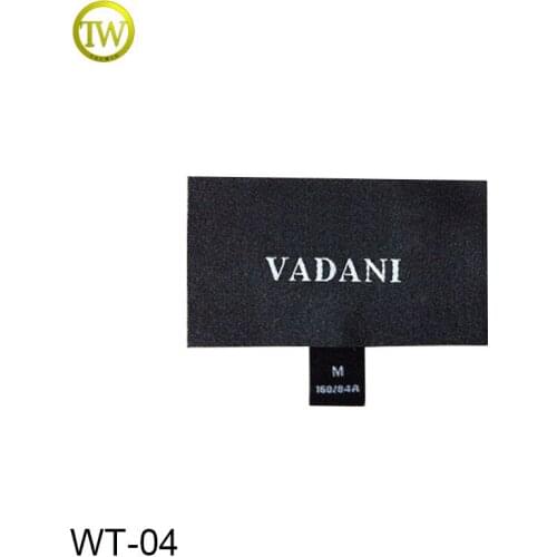 WT04 Factory custom woven label clothing tags,garment accessories woven label