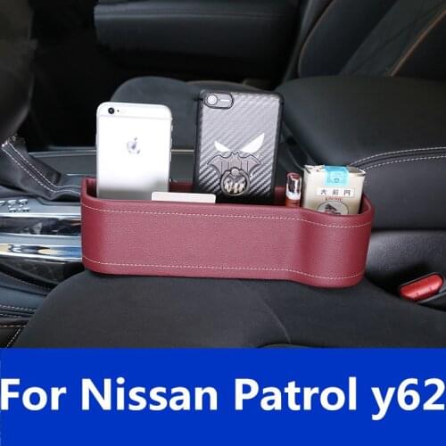 Car storage box car slot storage box seat clip storage box storage bag bracket Interior car Accessories For Nissan Patrol y62