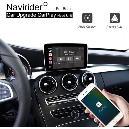 Apple CarPlay Android Auto Car Upgrade Screen For Benz C200 C180 C260 W205 Glc260 Glc200 Glc300 Glc Audio Music GPS Head Unit