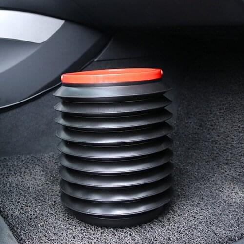 Car Folding barrel Trash Can for Volvo S40 S60 S80 S90 S40 XC60 XC90 V40 V60 V90 C30 XC40 XC70 V70