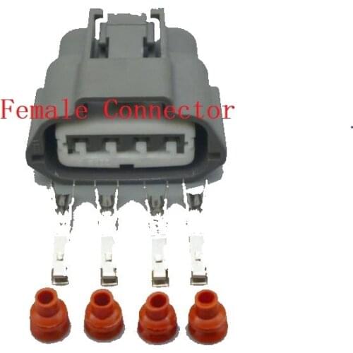 Free shipping 200 sets 4 Pin 6189-0781 Ignition Coil Pack Wiring Harness Connector Plug DJ7042A-2-21