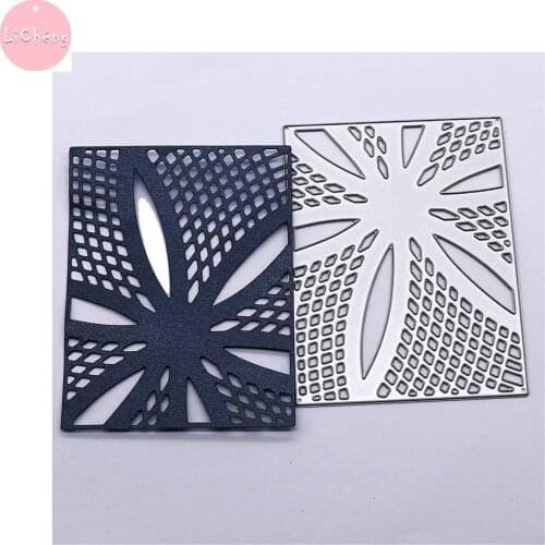 Flower Frame Slimline Card Dies Embossing Folder Background Embossing And Cutting Templates Knives Cutting For Scrapbook Craft