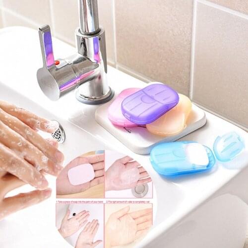 Disposable magnetic soap holder portable soap sheets shower case bathroom organizer Traveler accessories Bath Clean New 2021