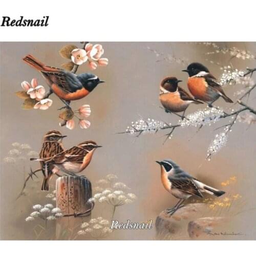 DIY 5D Diamond painting Tree birds Cross Stitch Diamond Embroidery Mosaic Rhinestones pictures Home Decor Accessories EE652