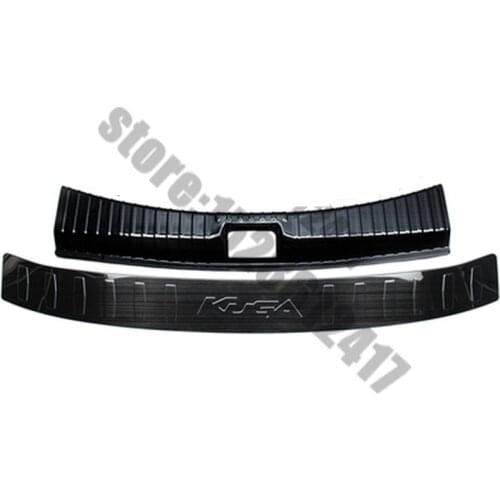 For 2017-2020 Ford Kuga 5 doors Stainless Steel Rear Bumper Protector Sill Trunk Tread Plate Trim Car styling