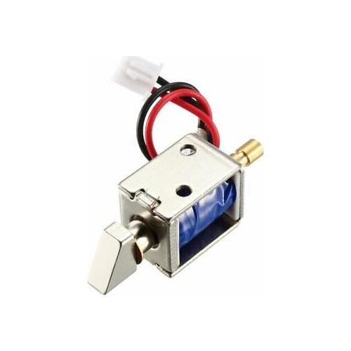 1pc DC 12V 1.33A 4mm Mini Electromagnetic Solenoid Lock Assembly for Electirc Lock