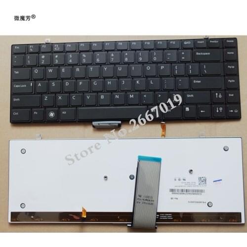 US laptop keyboard for Dell for Studio XPS 13 16 1340 1640 1645 1647 1650 keyboard backlit