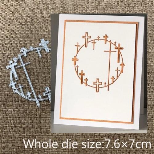 New Design Craft Metal Cutting Dies cut die new cross circle round crapbooking Album Paper Card Craft Embossing Die Cuts