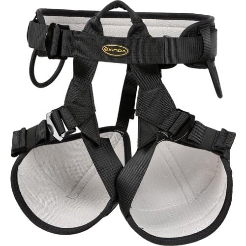 Safety Tree Rock Climbing Rappelling Harness Seat Sit Waist Belt Half Body