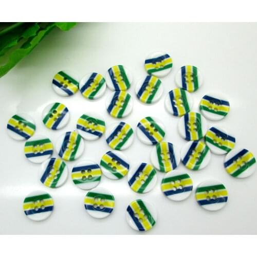 50Pcs Mixed 13mm Resin Round Sewing Buttons For Kids Clothes Scrapbooking Decorative Botones Handicraft DIY Accessories