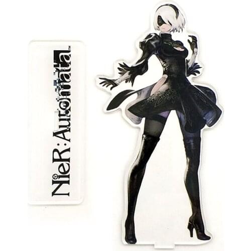 NieR Automata 2B VIDEO GAME JAPANESE acrylic standee figurines desk decoration cake topper anime