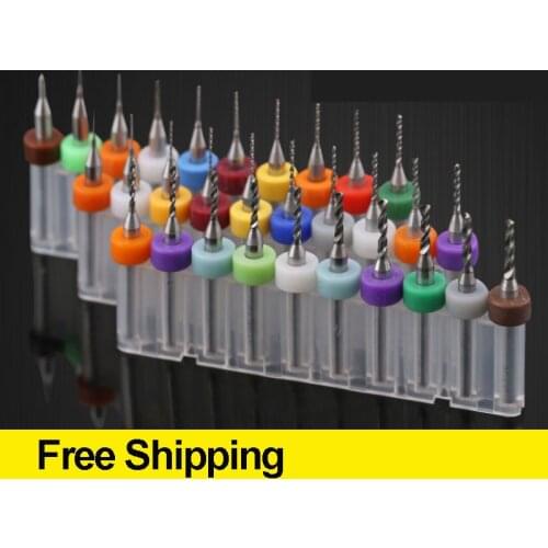 PCB Drills Carbide Tungsten Steel Fixed Shank Drill Circuit Board Amber Beeswax Hand Twist Punch Mini Drill