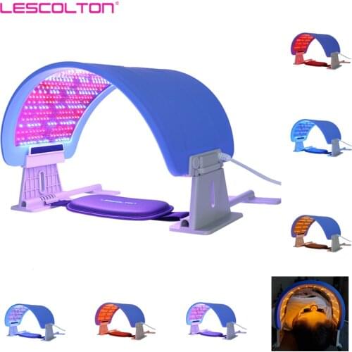 EMS LED Facial Mask Photon Light Therapy Mask Lamp EMS Weight Loss Machine Skin Rejuvenation PDT Anti Aging Acne Wrinkle Remove