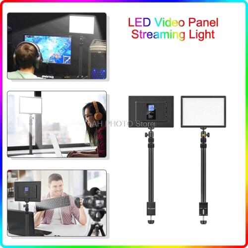 VIJIM K4 Key Light LED Video Panel Streaming Light Studio Photography Light 3200K-5600K Bi-Color emperature for YouTube Tiktok