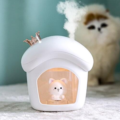 350ml Air Humidifier Ultrasonic Mist Maker Mini Wireless Essential Oil Diffuser Cute Aromatherapy Difusor Humidificador For Home