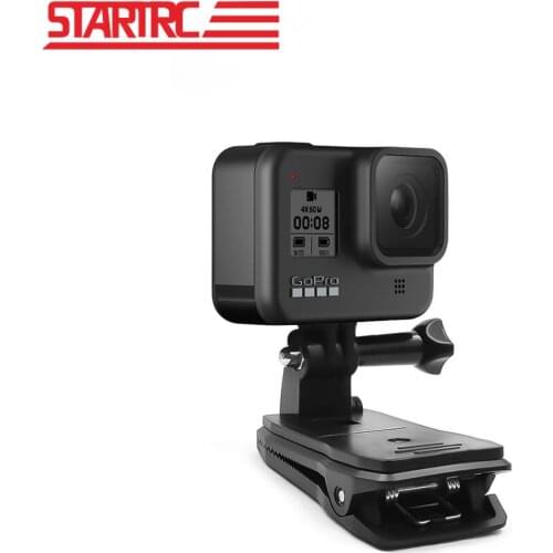 STARTRC Backpack Clip Camera Holder For Osmo Action For GoPro 4/5/6/7/8 Black Insta360 One X & EVO Sport Camera