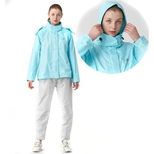 Women‘s Motorcycle Raincoats Rain Lady Suits Reflective Cycling Outdoor Rainproof Fishing Drift Waterproof Jacket Raincoats