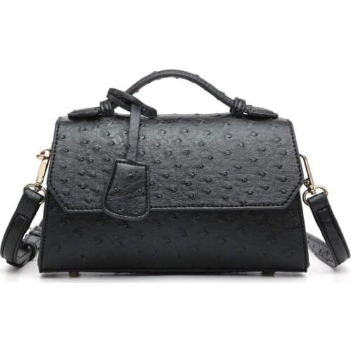 Women Loved Dark Blue Clutch Ostrich Leather Bag New Style Shoulder Bag For Fashion Women Crossbody Bag