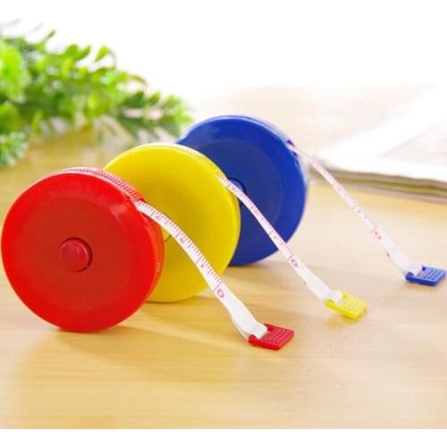 1000PCS New Retractable Ruler Tape Measure Sewing Cloth Dieting Tailor 1.5M fast shipping SN2563