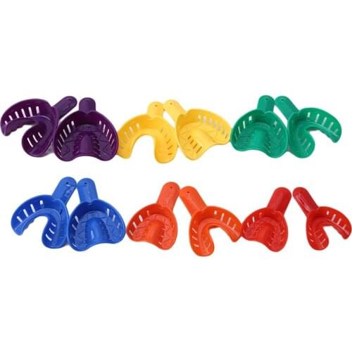 12pcs/set Of Color Orthodontics Dental Plastic Tooth Tray Tray Dental Support Oral Tools Teeth Whitening Orthodontic Tooth Care