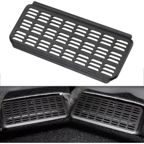 2PCS/Set Air Conditioning Vent Cover Net Anti-blocking Dustproof Back Car Air Outlet Cover For Tesla Model 3 Under Seat
