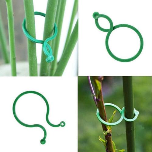 Garden Vegetable Plant Support Binding Clip Gardening Greenhouse Plant Growth Clip Vegetable Garden Supplies 20/50/100pcs