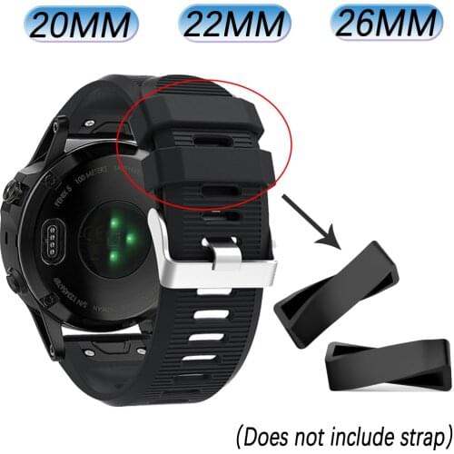 20mm 22mm 26mm Replacement Watchband Rings For Garmin Fenix 3 5 5S 5X Plus 6S 6 6X Pro Smart watch Accessories Strap Keeper Loop
