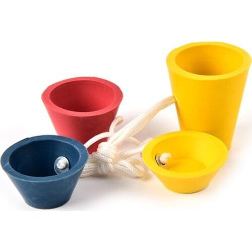 4 In 1 Different Heights Golf Tees Golf Winter Rubber Tee with Rope Golf Ball Holder Drop Ship