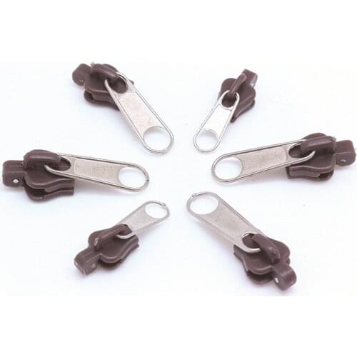 6pcs/lot Repair Kit slider Replacement Zip Universal Instant Fix ZipperSlider Teeth Rescue Zippers sliders For Sewing Clothes