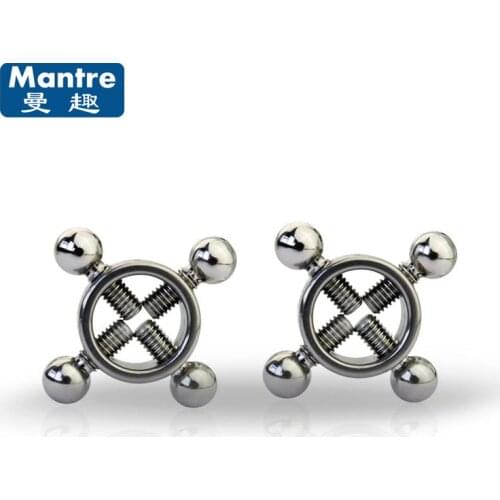 Alternative Erotic Toys Metal Nipple Clamps Fantasy Sex Game Screw Breast Clamp Clip Sex Products Adult Shop Free Shipping