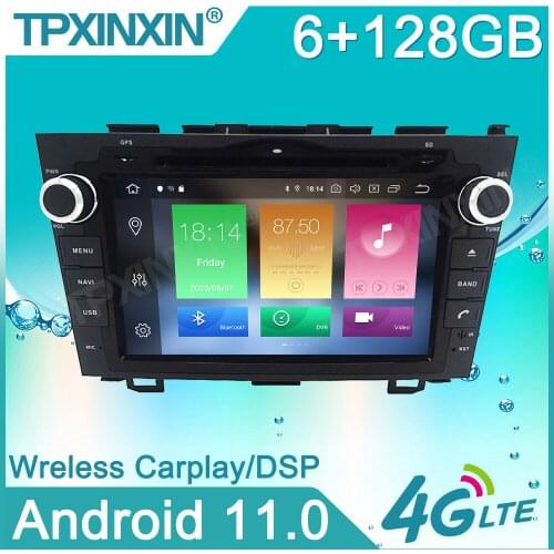 PX6 Car Radio 2 din Android 10 audio GPS autoradio For Honda CRV C-RV 2006-2011 Multimedia intelligent video dvd Player Carplay