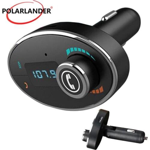 Bluetooth Car Kit MP3 PlayerAudio Wireless FM Transmitter USB Support SD Tf Card LCD Display Car Charger