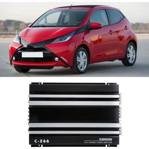 5800W 12V High-Power Car Amplifier Hi-Fi Portable Audio Stereo Sound Subwoofer araba aksesuar auto accessorie