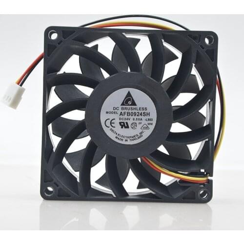 AFB0924SH new Delta 9025 24V 0.50A inverter cooling fan fan 9 cm CM