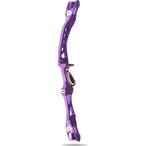 Black anodized aluminum color hunting shooting outdoor sports archery X10 high-end target recurve bow ILF riser 25 inches