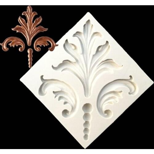 Damascus Pattern Silicone Sugarcraft Mould, Fondant Cake Decorating Tools