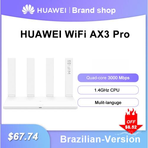Huawei WiFi AX3 Quad-core AX3 ProDual-core Router WiFi 6+ 3000Mbps 2.4GHz 5GHz Dual-Band Gigabit Rate WIFI Wireless Router