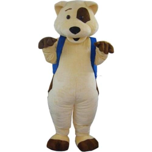 Brown Dog Mascot Costume Suits Cosplay Party Fancy Dress Outfits Advertising Promotion Carnival Halloween Xmas Adults Parade New