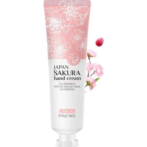 Sakura Hand Cream 30g Soothes And Repairs Damaged Skin Long Lasting Moisturizing Nourishing Hand Cream Anti Dry Skin