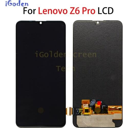 Original For Lenovo Z6 PRO lcd with frame Display Touch Screen Digitizer Panel Replacement For Lenovo Z6Pro LCD Screen