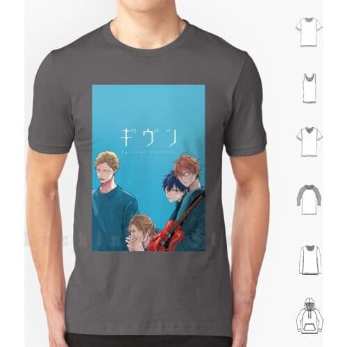 Given Poster T Shirt Big Size 100% Cotton Japan Anime Manga Music Slice Of Life Drama Romance Shounen Ai