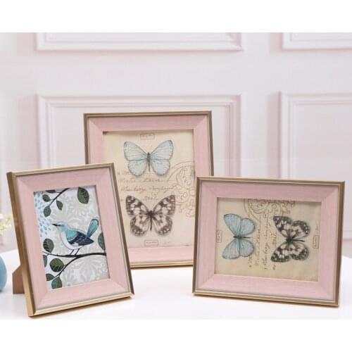 Retro Photo Frame Nordic Wooden Desktop Picture Frame Wall Hanging Photo Box Table Gifts Home Decor Crafts 5/6/7/8/10 Inch