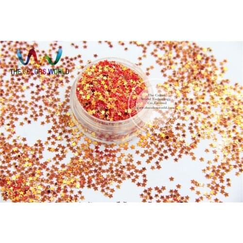SSWJ2-4 Sequins Stars shape Magical Bullion Color accessory for nail Art or DIY decoration