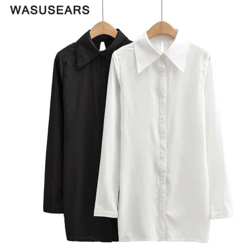 Женские рубашки оверсайз Wasusears China At AliExpress