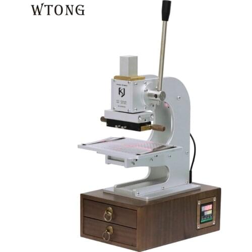 WT-90XTS Multifunctional Hot Stamping Machine Electronic Eye Location Fast And Easy To Operate PU Heat Press Marking Machine