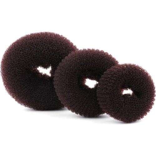 3Pcs Different Size Ring Style Hair Bun Maker Former Set Hairstyle Tool