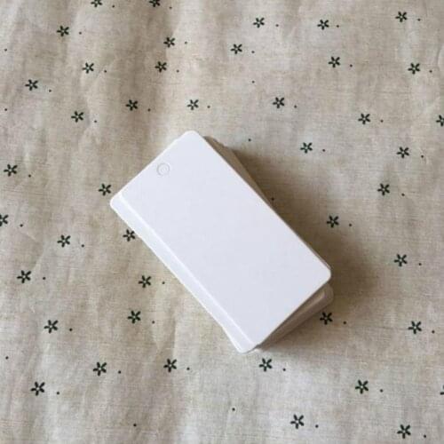 4 * 8 Cm White Paper Rectangle Cardboard Label Clothing Garment Tags Words Of Blank Paper Id Card 500 Pcs/lot