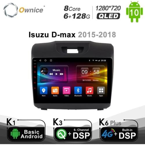 6G+128G Ownice Android 10.0 DSP Optical Car DVD Player GPS for Chevrolet Trailblazer Colorado S10 Isuzu D-max MU-X 4G LTE BT 5.0
