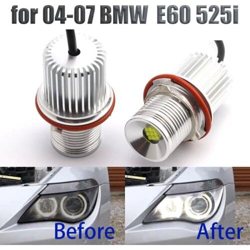 90W Super Bright White LED Angel Eyes LED Marker Halo Ring Light for 04-07 BMW 5-series E60 525i 525xi 530i 530xi 545i 550i